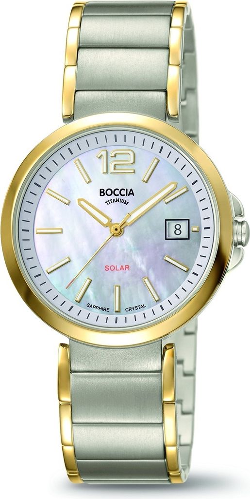 Boccia Damen Armbanduhr Solar 3332-01 Titan Produktbild 