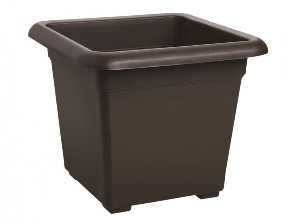 Vaso da giardino Nohel QUATTRO MATT in plastica 40x40cm Immagine del prodotto 