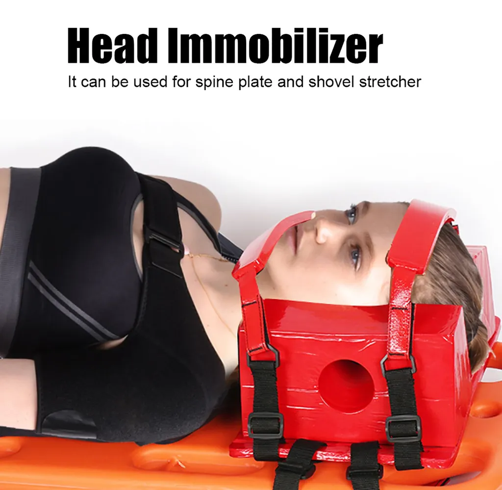 Dispositif d'Immobilisation Cervicale et Planche Dorsale EMS avec Sangles