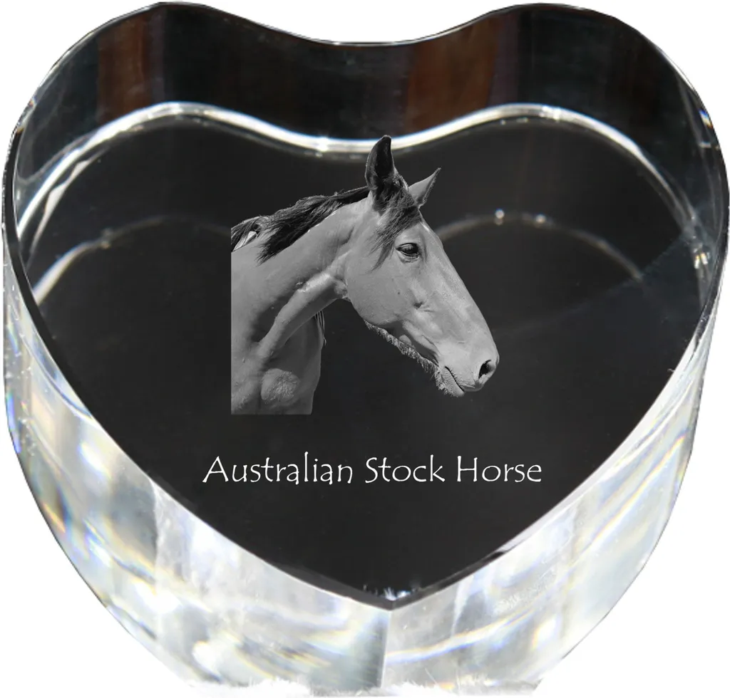 Décoration durable : photo de cheval en cristal inaltérable Art-Dog
