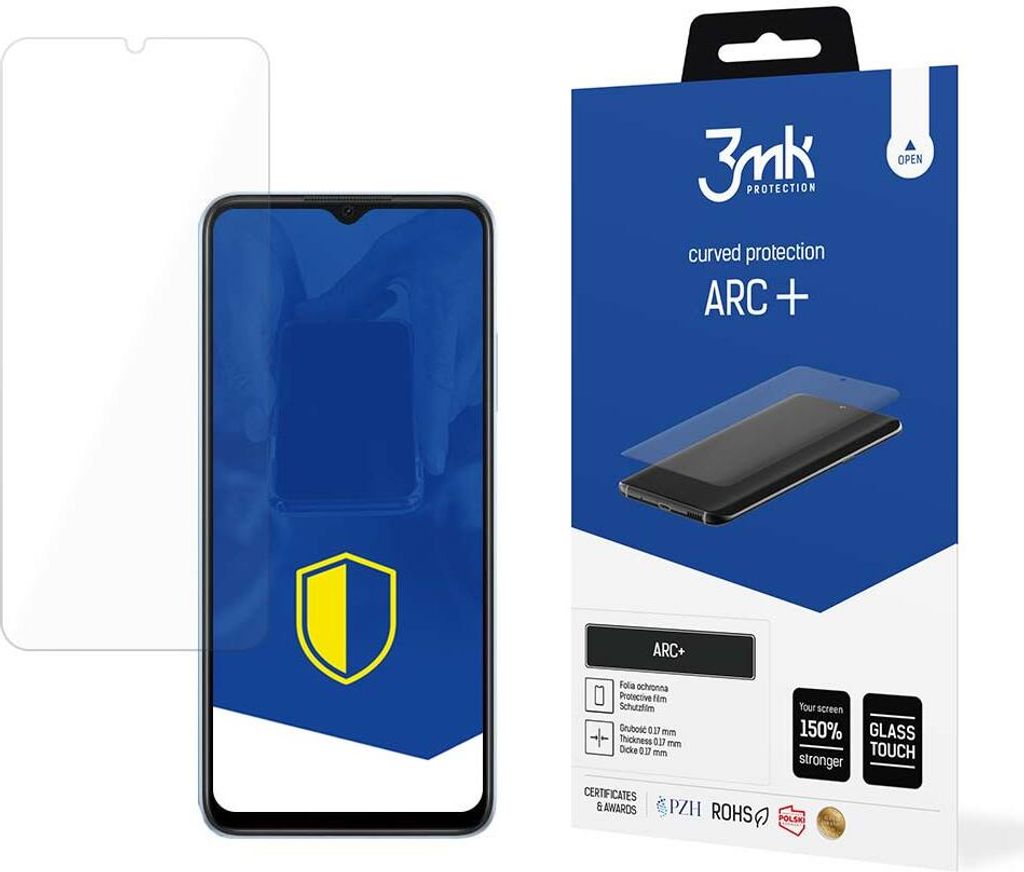 3mk Display Schutzfolie ARC+ fr Oppo A17 0,17mm Self-Heal