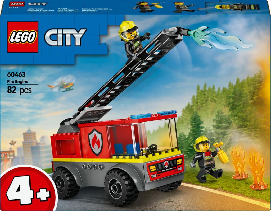 LEGO City Camion dei Pompieri con Scala 60463 Set Immagine del prodotto 