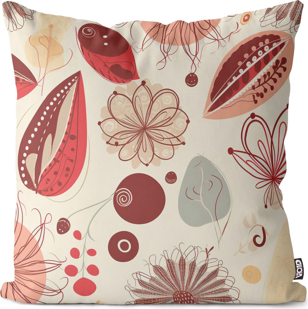 VOID Grafik Blätter Pflanzen Blumen Kissenbezug Kissenhülle sofa couch wohnzimmer dekoration wasserfest Outdoor Garten Kissen bezug deko
