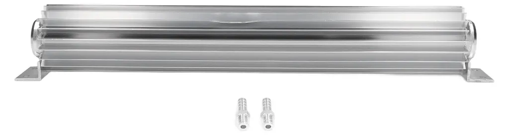 Radiateur de transmission 18" double passage en aluminium anodisé