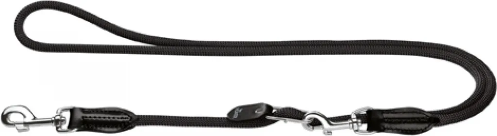 Guinzaglio Addestramento Hunter Freestyle 200cm Nero | Regolabile 3 Vie