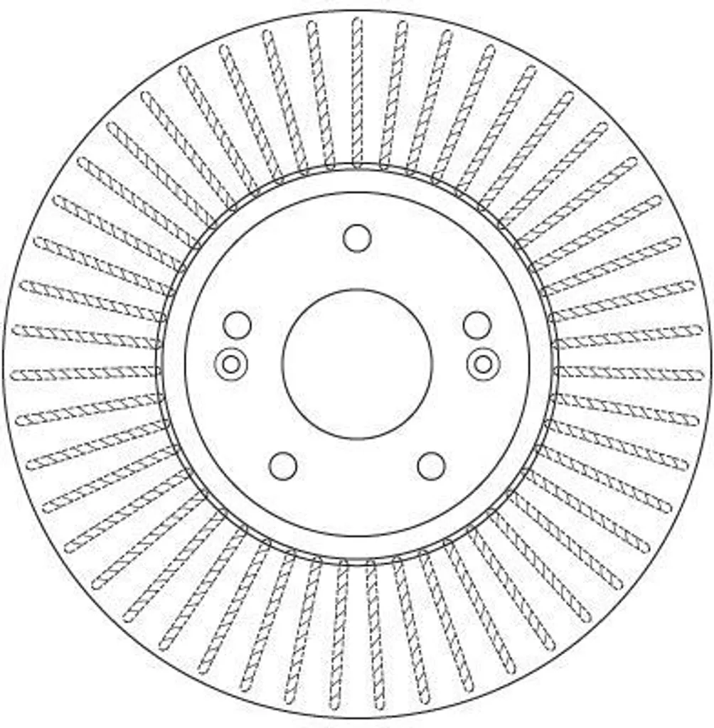 Disque de frein haute performance TRW DF6222 321mm ventilé