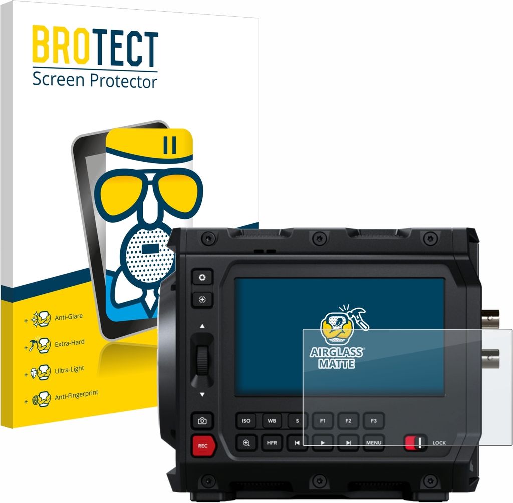 BROTECT Entspiegelungs Schutzglas für Blackmagic Design Pyxis 6K 4" Schutzfolie Panzer Folie Glas Display Schutz matt