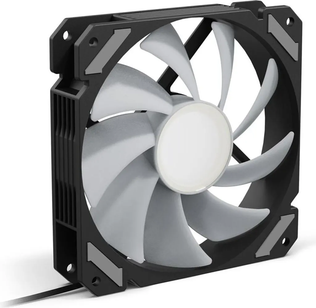 Sharkoon SHARK Specchio PWM RGB 120mm Nero - Ventola PC Gaming Silenziosa