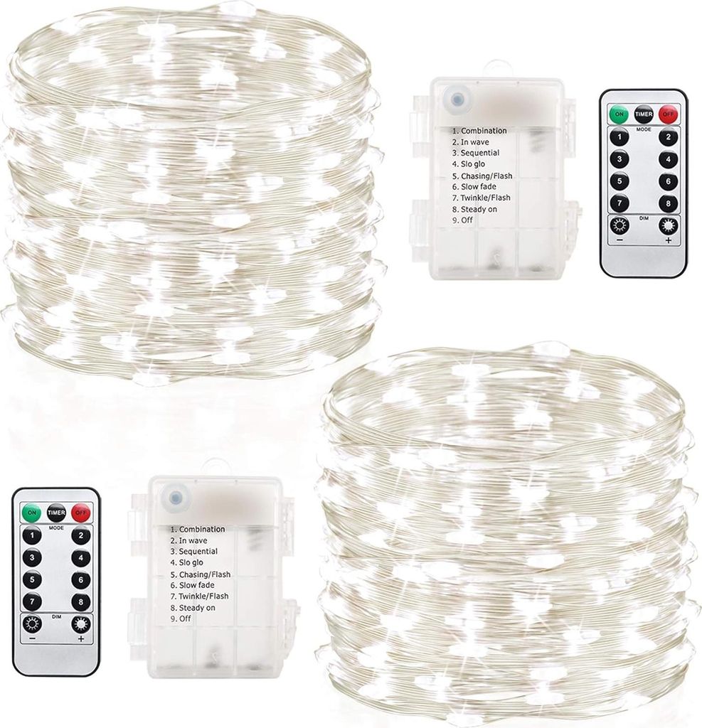 20 Fuß lange Lichterkette mit 60 LEDs, orangefarbenem Licht, batteriebetriebener Fernbedienung, wasserdichtem Kupferdraht und Blinklicht