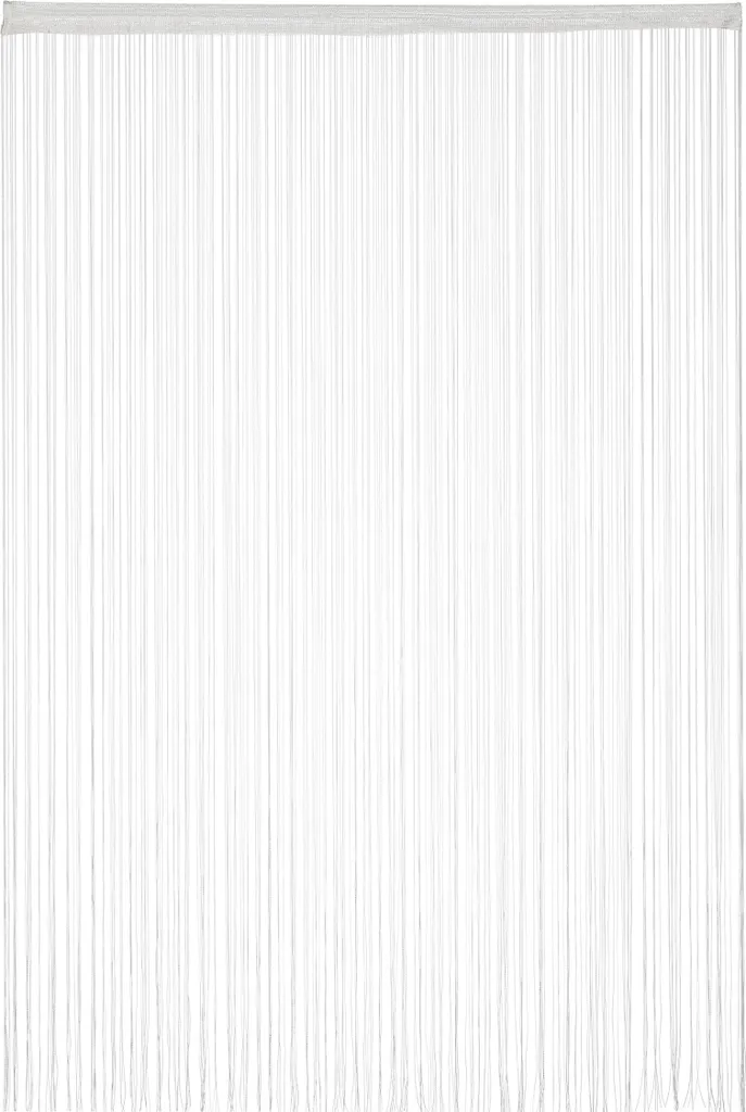 Fondale Bianco 3 Tende a Frange 145x245 cm Relaxdays per Eventi