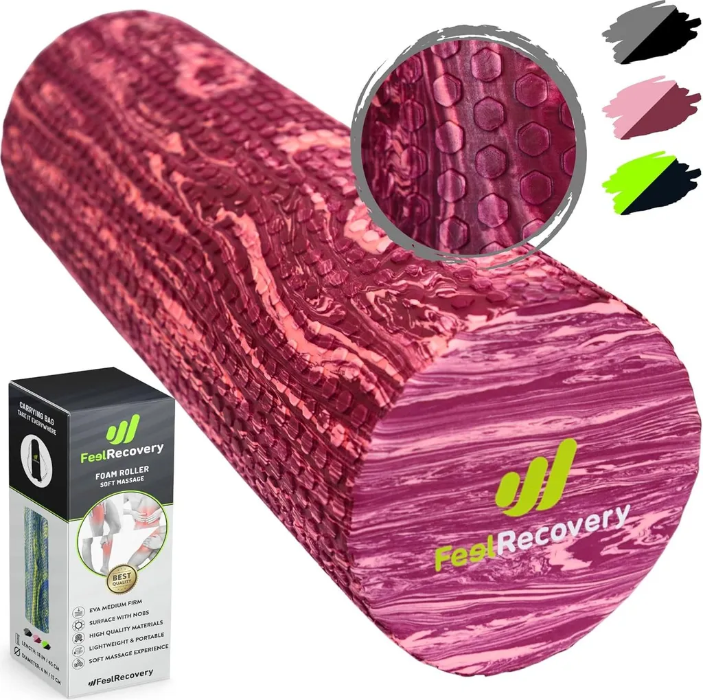 Rouleau de massage Trigger Point 45 cm en mousse EVA haute densité