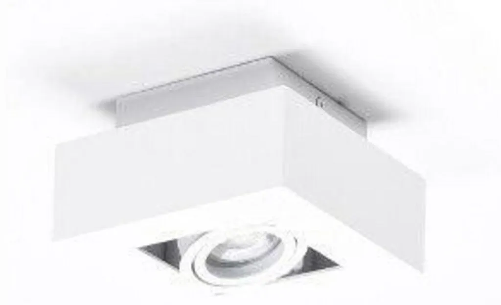 Spot en saillie moderne pour cuisine et couloir Nikea 1 Azzardo blanc