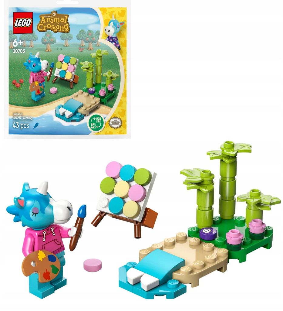 30703 Animal Crossing: Cuadro de playa de Jimmy Imagen del producto 