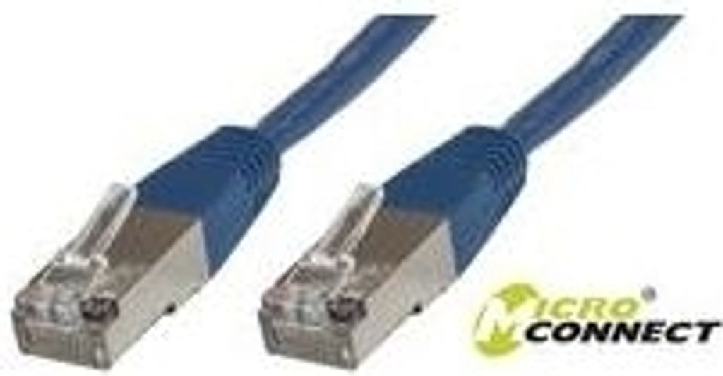 MicroConnect F/UTP CAT6 20m Blau PVC