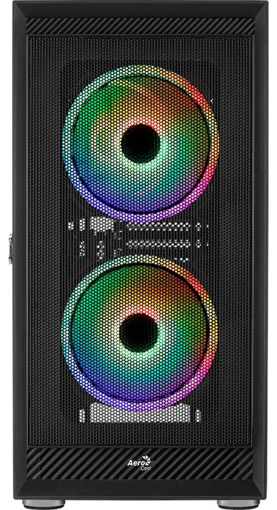 Boîtier PC Configuration Gaming AeroCool Graphite v3 Noir Compact
