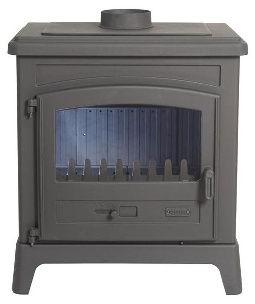 Poêle à bois fonte 10kw - Godin - 389143 - LE FONTEVAL Image du produit 
