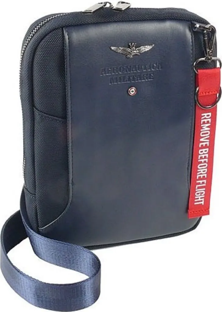 Sacoche Homme Aeronautica Militare AM490BL - Petit Sac Porté Croisé