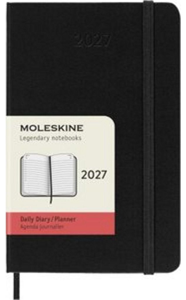 Moleskine Tageskalender für 12 Monate 2027, Format Produktbild 