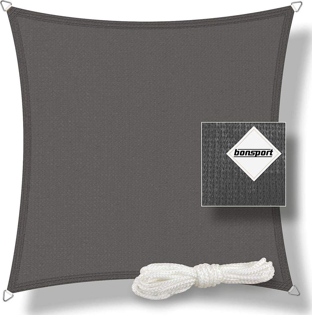 Sonnensegel Quadrat, HDPE