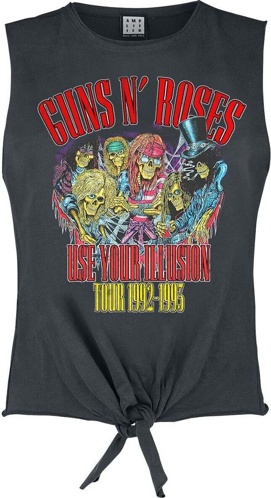 Guns N' Roses Top Damen Amplified Collection - Use Your Illusion 93-94 charcoal M