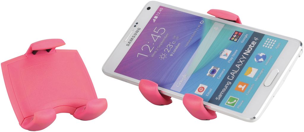 Herbert Richter Quicky Air Pro rosa, Handy/Smartphone, Auto, Passive Halterung, Rosenholz, iPhone 6s iPhone 6 Plus Samsung Galaxy S6, 360°