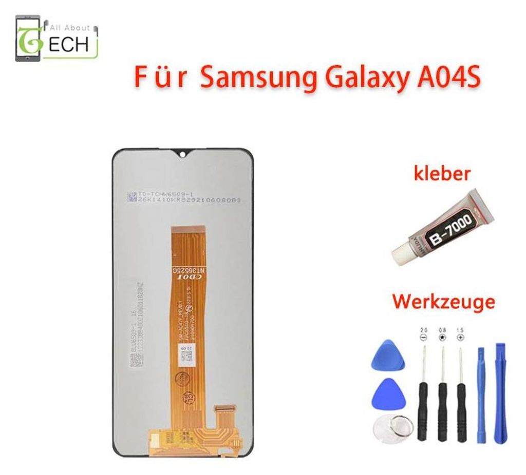 Für Samsung Galaxy A04S A047F 2022 LCD Display Touch Screen Produktbild 