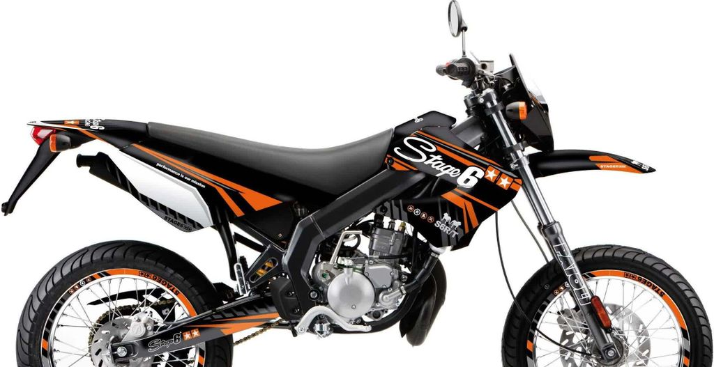 Stage6 Orange Deco Grafikset für Derbi X-treme 2006-2010