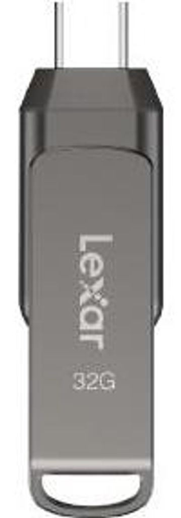 Lexar, USB 2.0 Stick 32GB Dual USB-A/USB-C D400 Ultra Schnell, Grau
