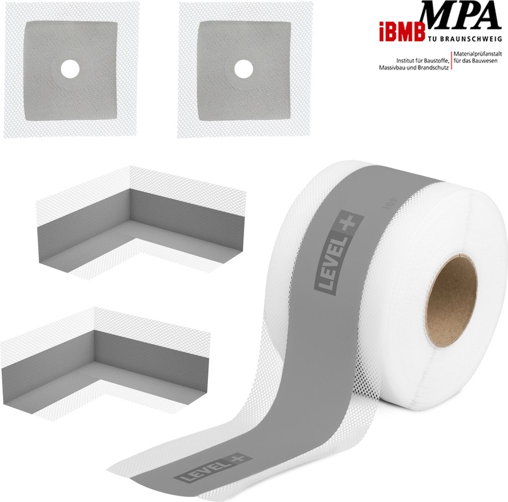 Bandset Dichtband Wandmanschetten Innenecken Dichtset Bad Dusche SET G10