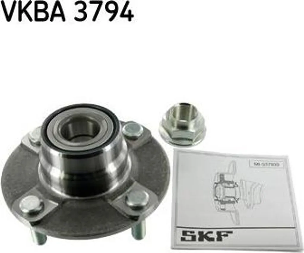 Réparation Moyeu de Roue : Kit SKF VKBA 3794 pour Accent, Coupé et Lantra