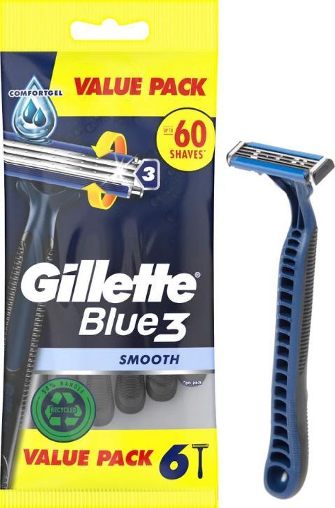 Gillette Blue 3 Smooth Rasierer Herren 6 St.