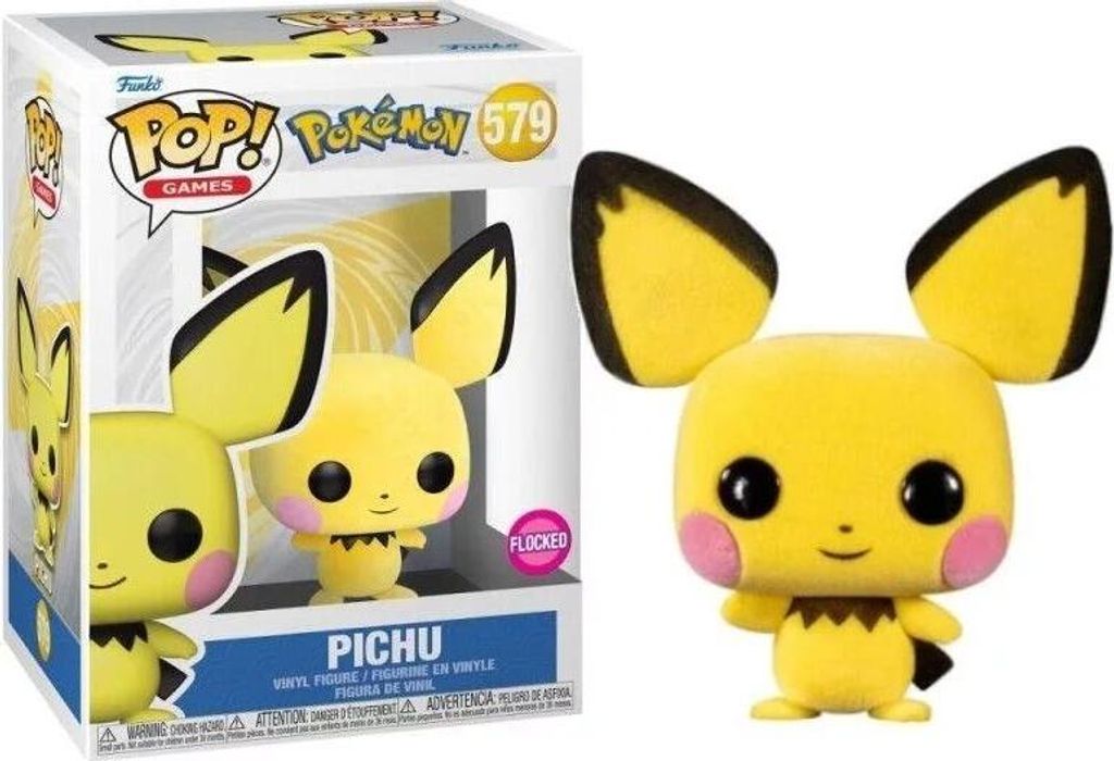 Figurka Pokémon - Pichu Flocked (Funko POP! Games 579) Obrázek produktu 
