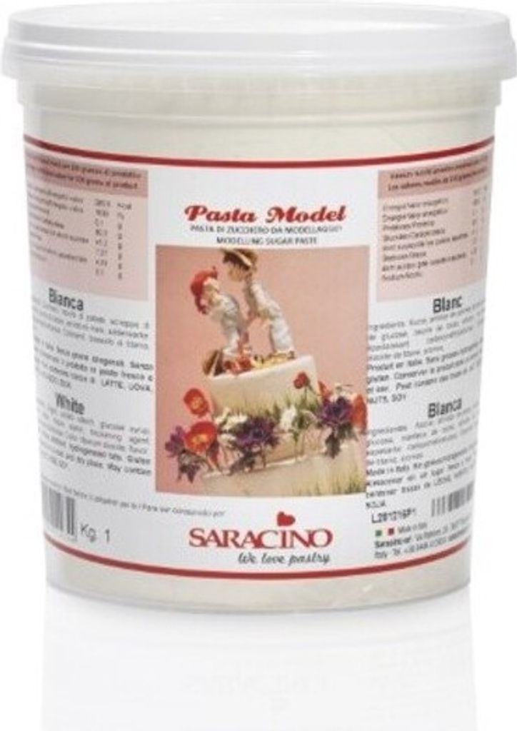 Pâte à modeler Saracino blanche 1 kg Image du produit 