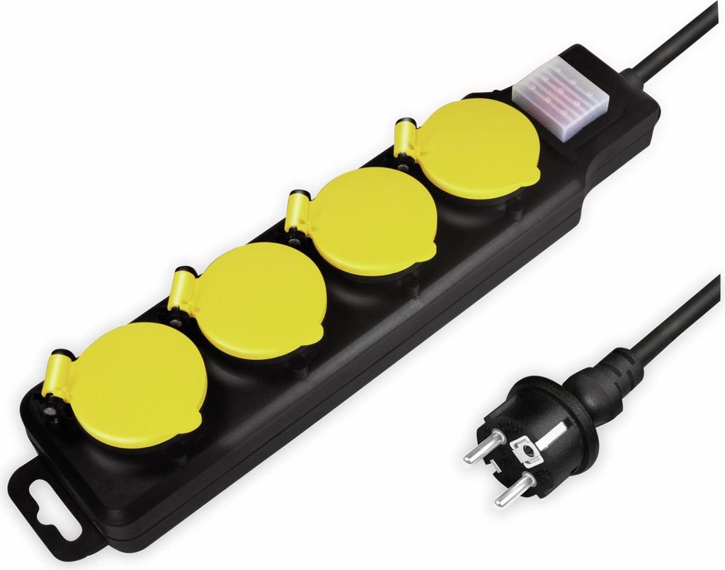Logilink Steckdosenleiste 4-fach,4xCEE Immagine del prodotto 