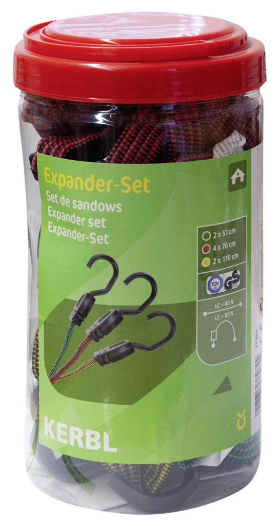 Kerbl Flachexpander-Set in Aufbewahrungsbox