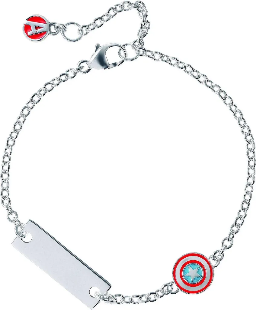 Bracciale BS00085RL-55.CS Marvel Captain America Argento per Bimbi