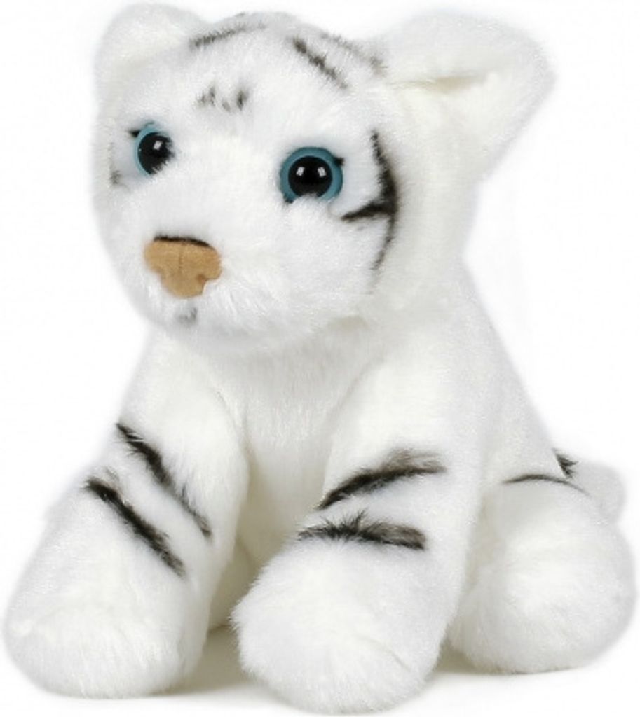 Plüschtier Tiger weiß 13cm,  Stofftiere Kuscheltiere Produktbild 