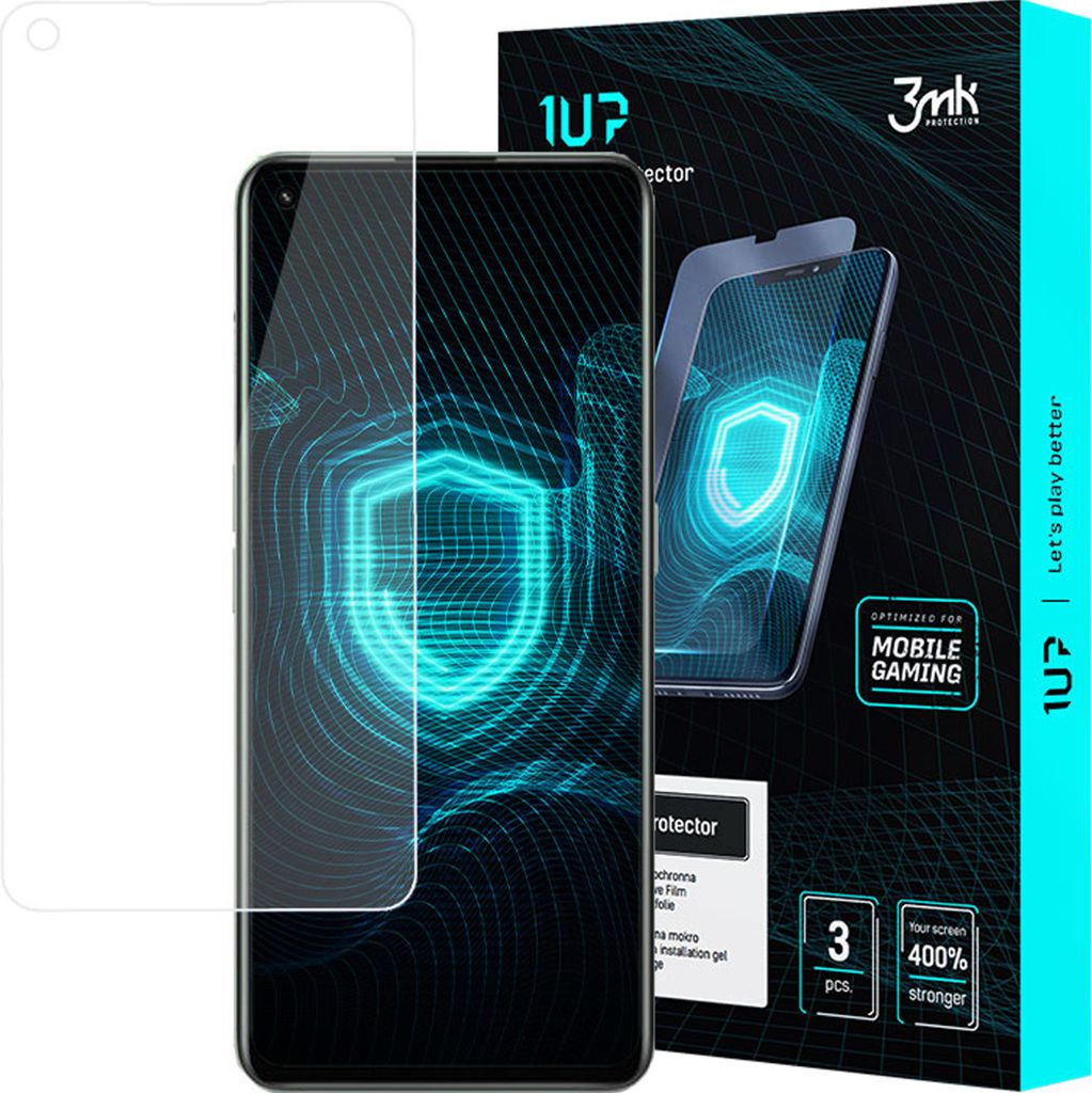 3mk Display Schutzfolie 1UP für Realme GT 2 5G transparent Gaming (3 Stück)