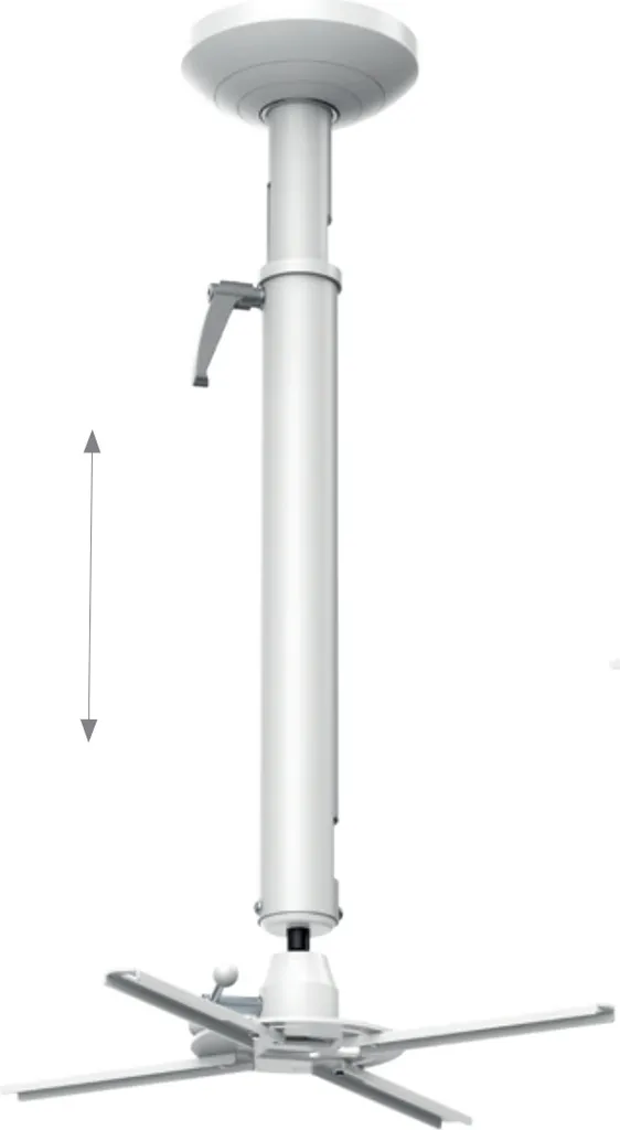Supporto a Soffitto per Proiettore Regolabile 670-900mm | Staffa Universale