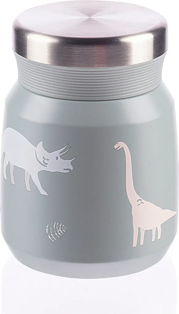 ZOPA Termos Pappa 300 ml Dino | Contenitore Termico Inox per Bambini