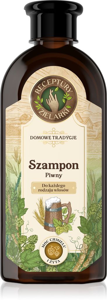 Traditionelles Biershampoo für alle Haartypen, 350 ml