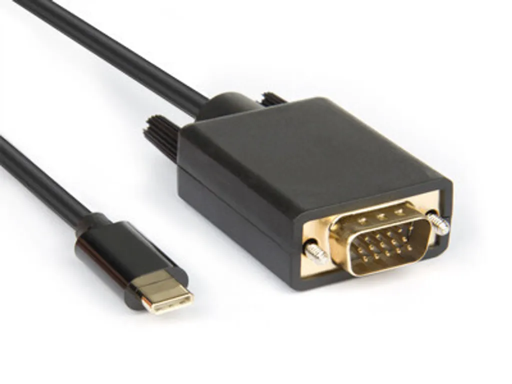 Câble Adaptateur Vidéo USB-C mâle vers VGA 2m pour Écran et Moniteur