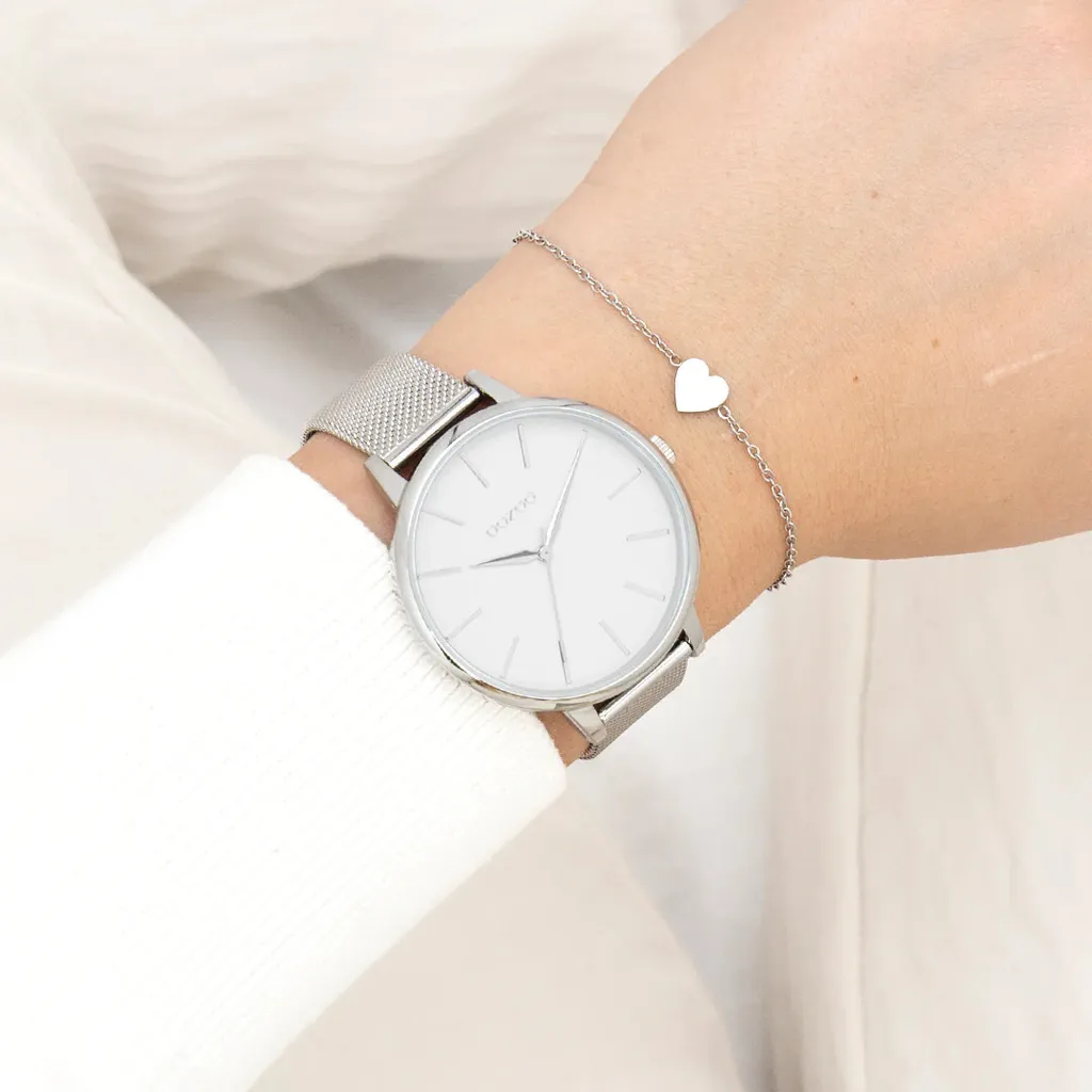 Orologio Oozoo Donna Silver UOC11362 - Il Must-Have della Stagione - 2