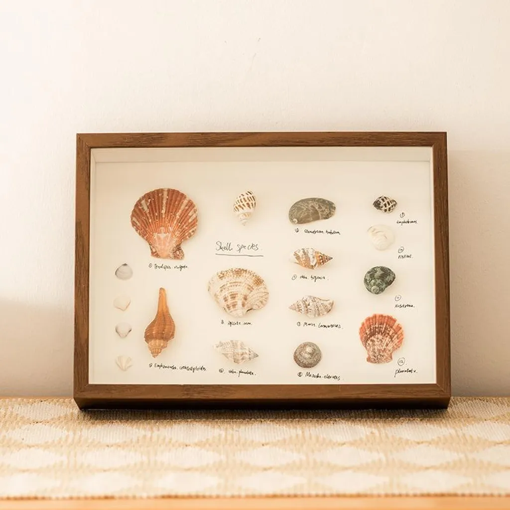 INF Cornice per display fai-da-te: cornice 3D in acrilico per fiori secchi Cachi 8 pollici - 2