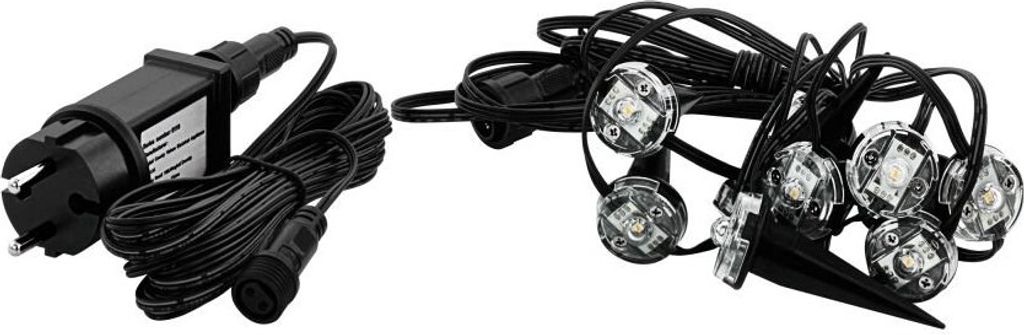 Lampki zewnętrzna dogruntowe LED 9x0,4W SPINETOLI 98184 Zdjęcie produktu 