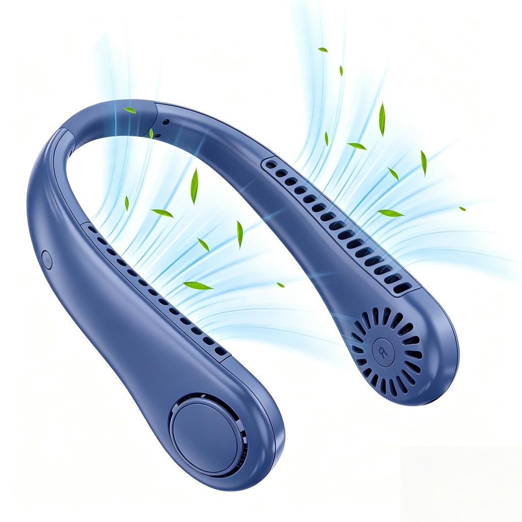 Tragbarer Nackenventilator, Halsventilator, Flexibles Produktbild 