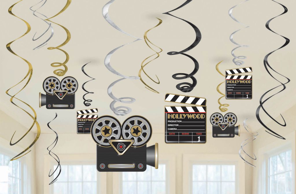 Hollywood Dream Wirbel Hänge Dekoration 61cm