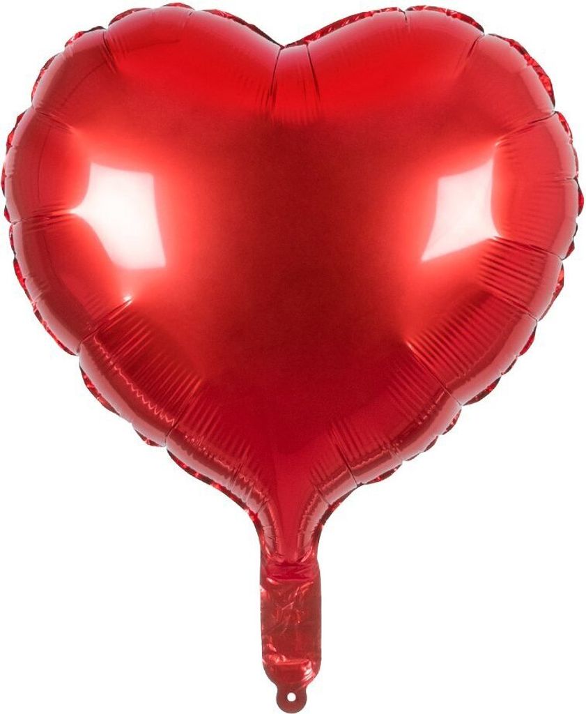 Herz Folienballon rot Produktbild 