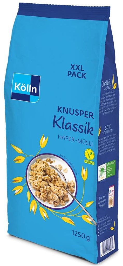 Kölln Müsli Knusper Klassik, Sparpack 1250g Produktbild 