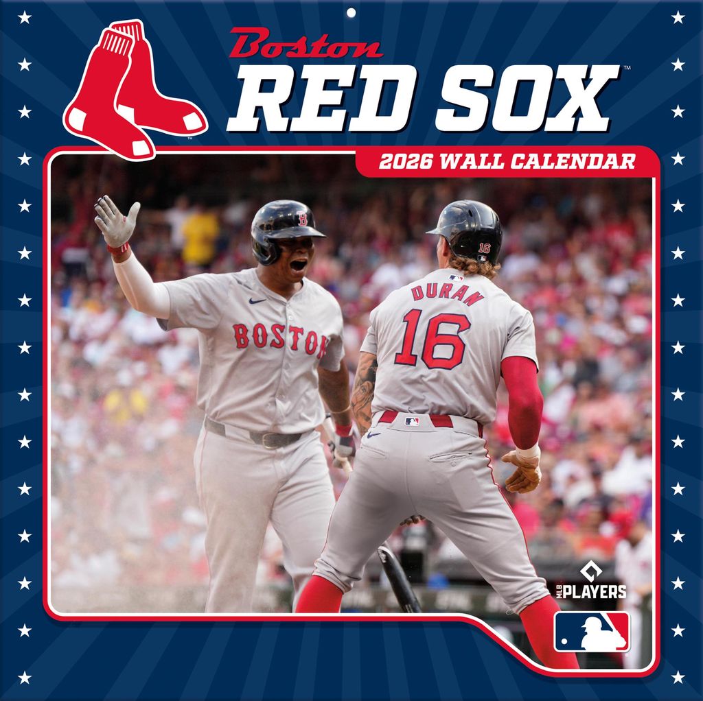 Turner Boston Red Sox MLB 30,5 x 30,5 cm Team Wandkalender Produktbild 